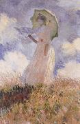 Claude Monet The Walk,Lady with Parasol France oil painting artist